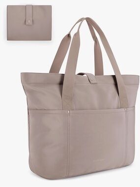 Baggallini Foldable Everyday Tote in Taupe